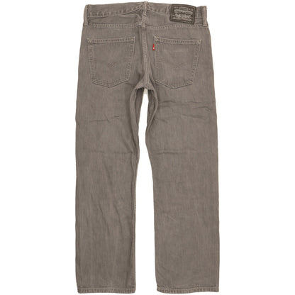 Levi's 514 Men Grey Straight Regular Jeans W33 L28