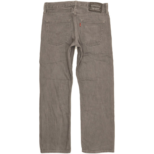 Levi's 514 Men Grey Straight Regular Jeans W33 L28