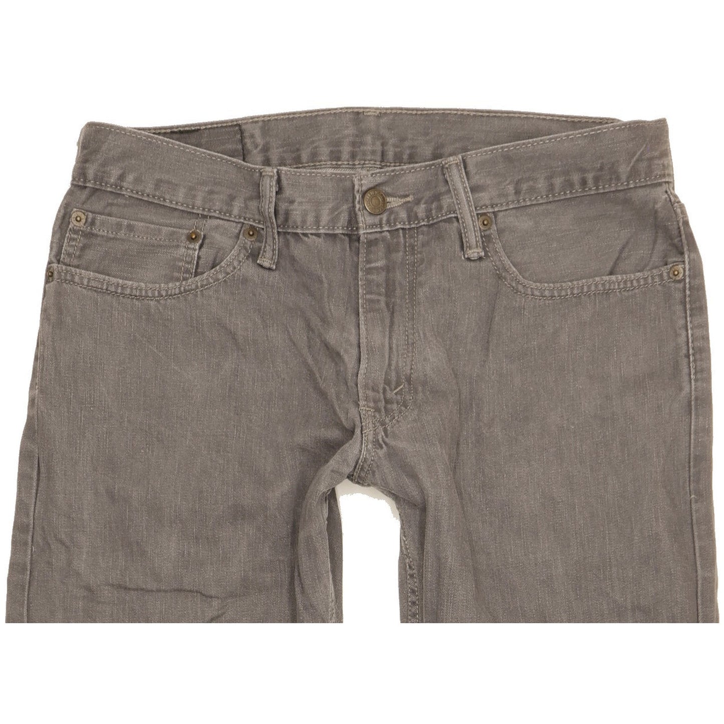 Levi's 514 Men Grey Straight Regular Jeans W33 L28
