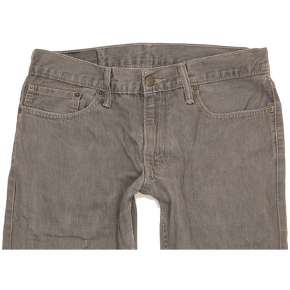 Levi's 514 Men Grey Straight Regular Jeans W33 L28