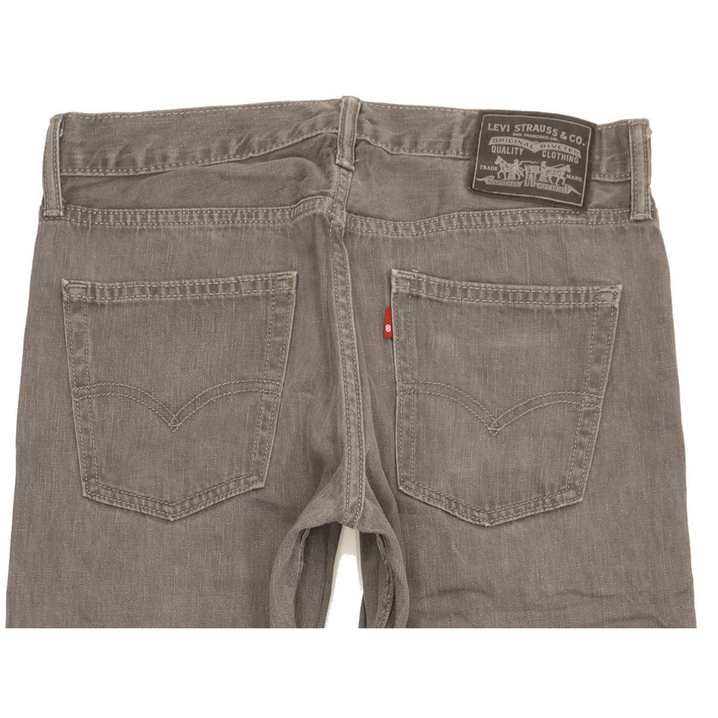 Levi's 514 Men Grey Straight Regular Jeans W33 L28