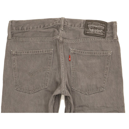 Levi's 514 Men Grey Straight Regular Jeans W33 L28