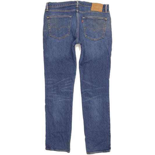 Levi's 511 Men Blue Straight Slim Stretch Jeans W36 L33