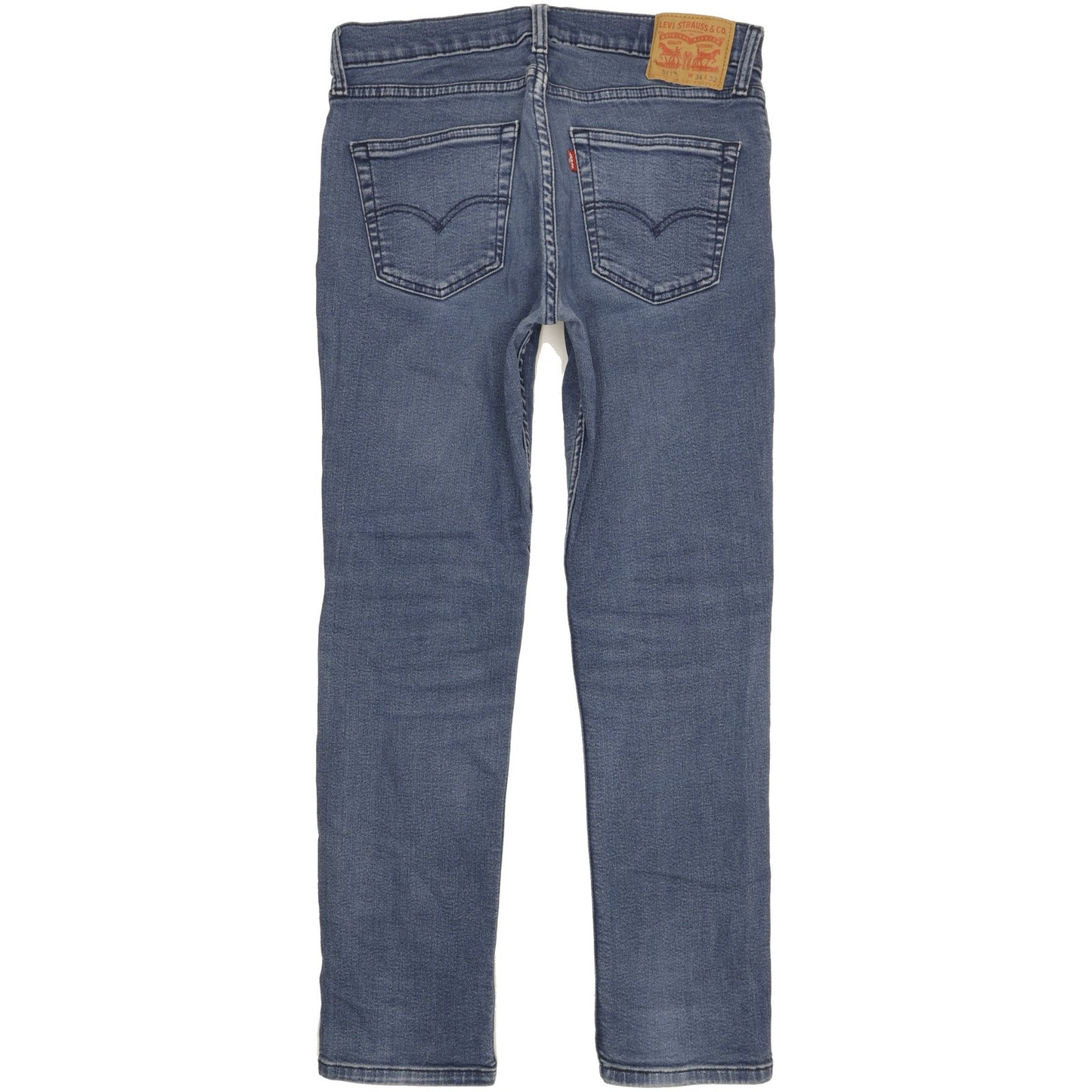 Levi's 511 Men Blue Straight Slim Stretch Jeans W34 L31