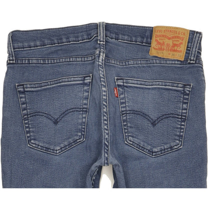 Levi's 511 Men Blue Straight Slim Stretch Jeans W34 L31
