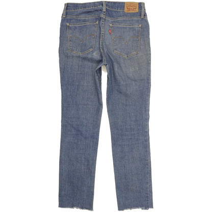 Levi's 712 Women Blue Straight Slim Jeans W30 L28