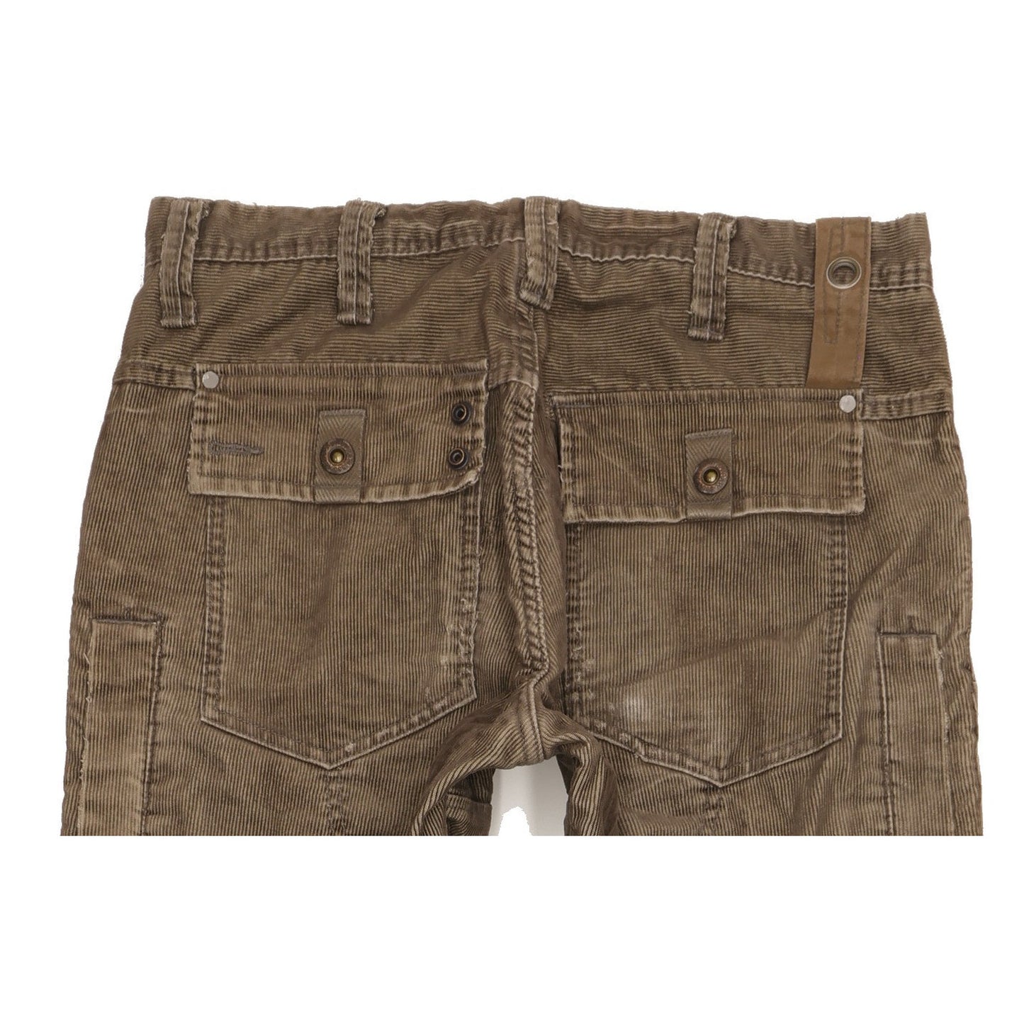 G-Star Elwood Men Brown Straight Regular Trousers W34 L34