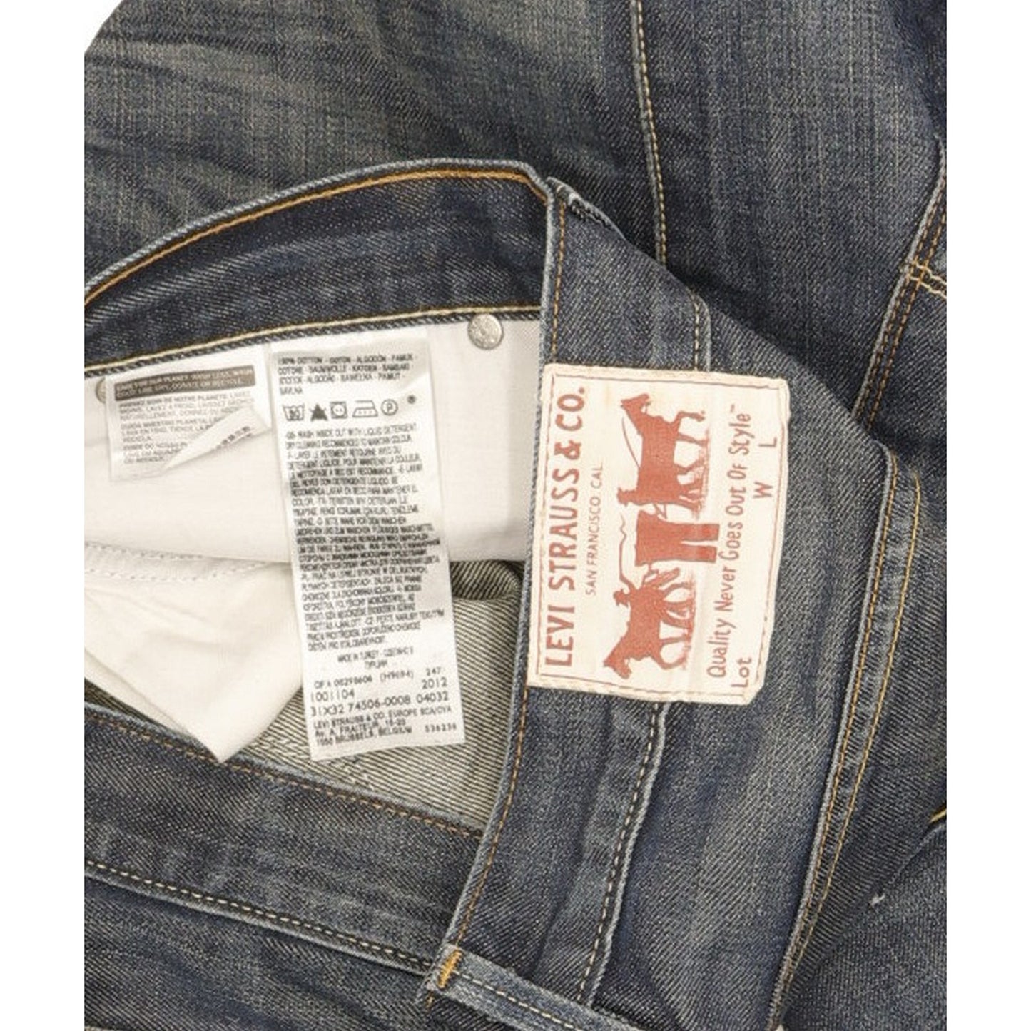 Levi's 506 Men Blue Straight Regular Jeans W31 L31