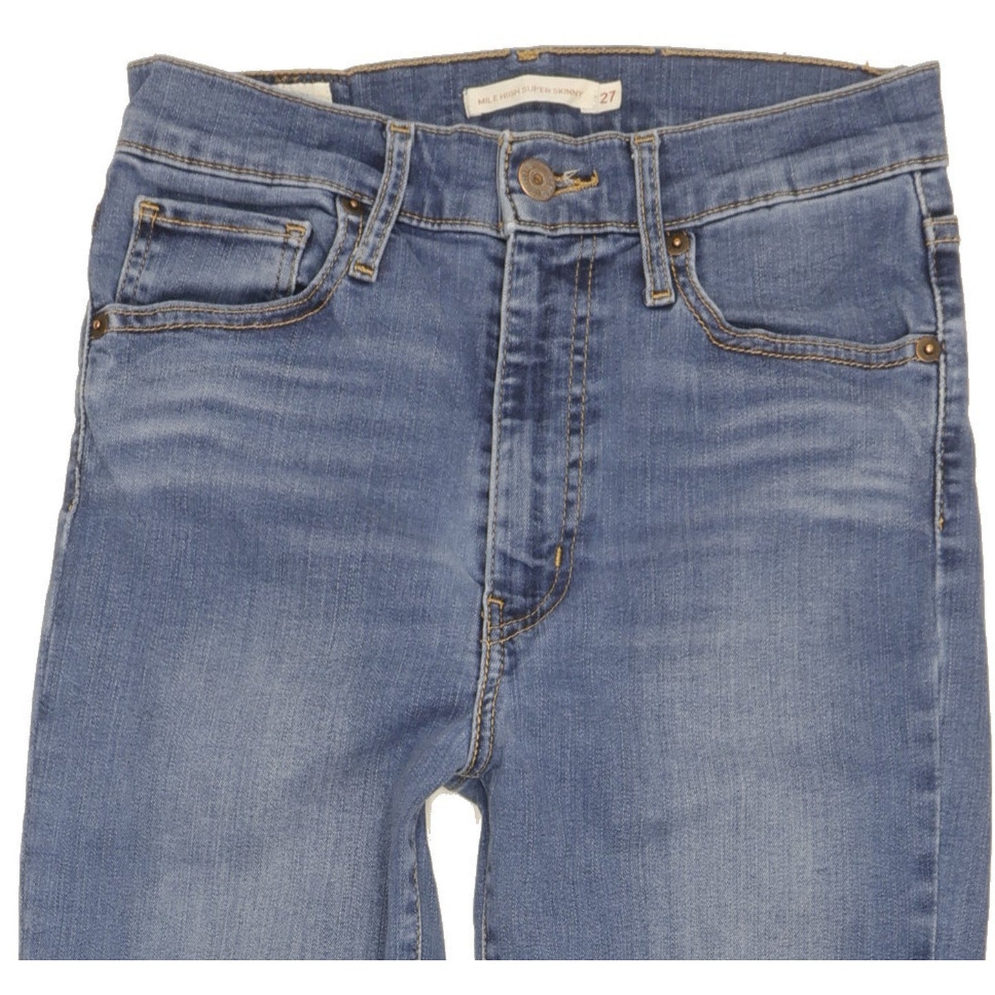 Levi's Mile Women Blue Skinny Slim Stretch Jeans W27 L24