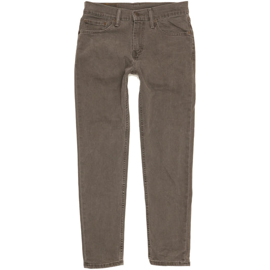 Levi's 512 Men Grey Tapered Slim Stretch Jeans W29 L28