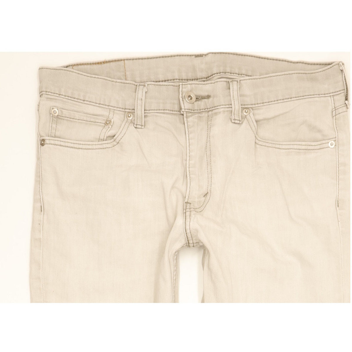 Levi's 511 Men Grey Straight Slim Jeans W33 L31
