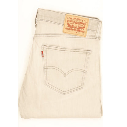 Levi's 511 Men Grey Straight Slim Jeans W33 L31