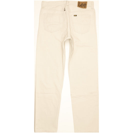 Lee Brooklyn Men Beige Straight Regular Jeans W34 L32