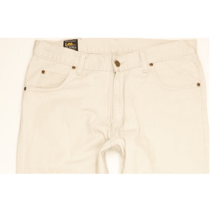 Lee Brooklyn Men Beige Straight Regular Jeans W34 L32