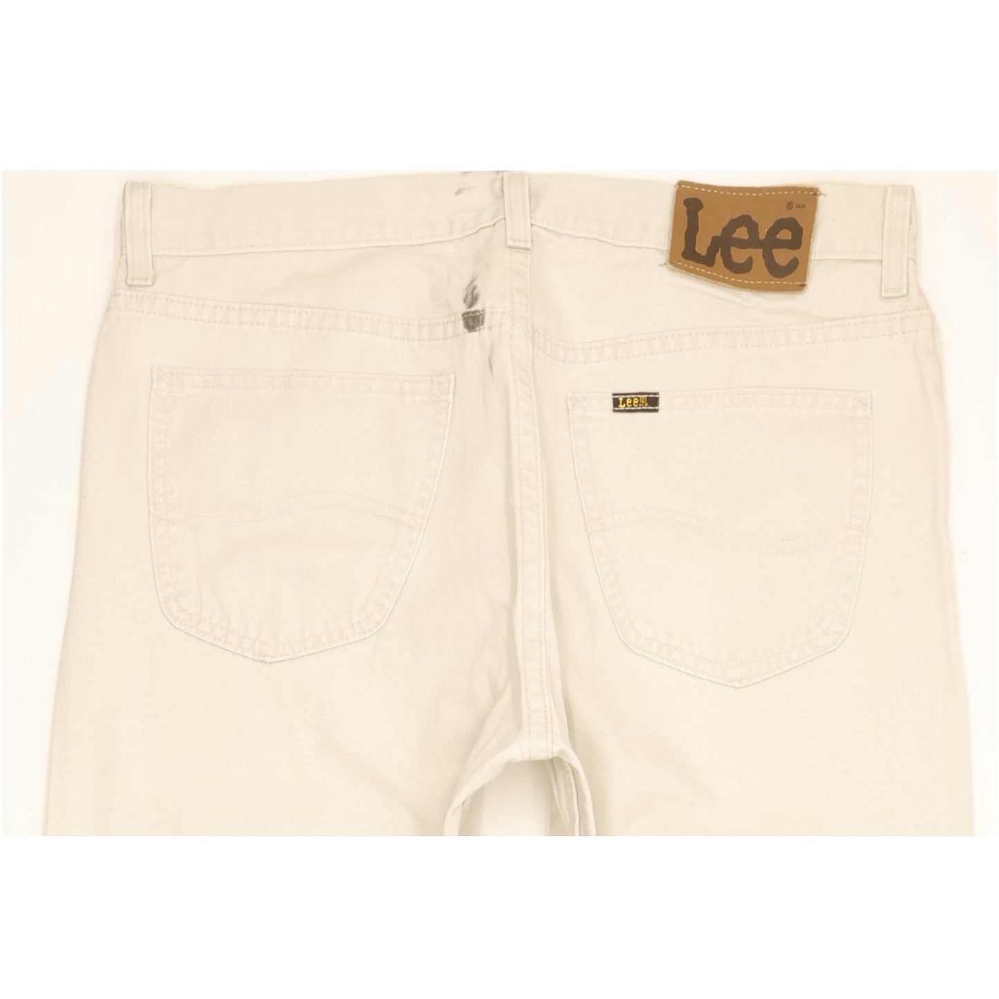 Lee Brooklyn Men Beige Straight Regular Jeans W34 L32