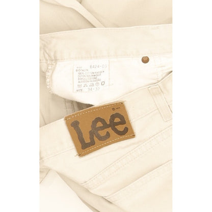 Lee Brooklyn Men Beige Straight Regular Jeans W34 L32