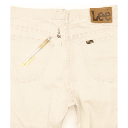 Lee Brooklyn Men Beige Straight Regular Jeans W34 L32