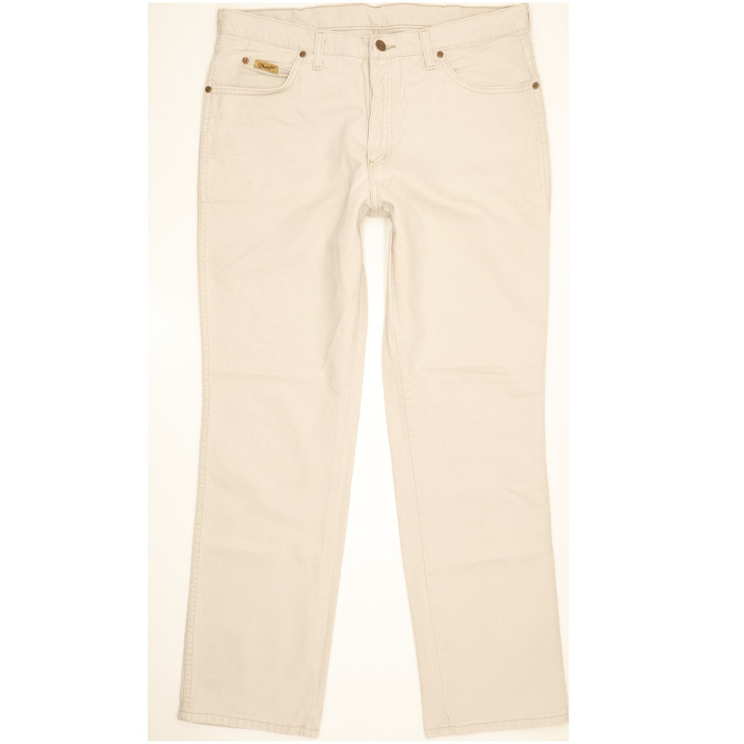 Wrangler Texas Men Beige Straight Regular Jeans W36 L32