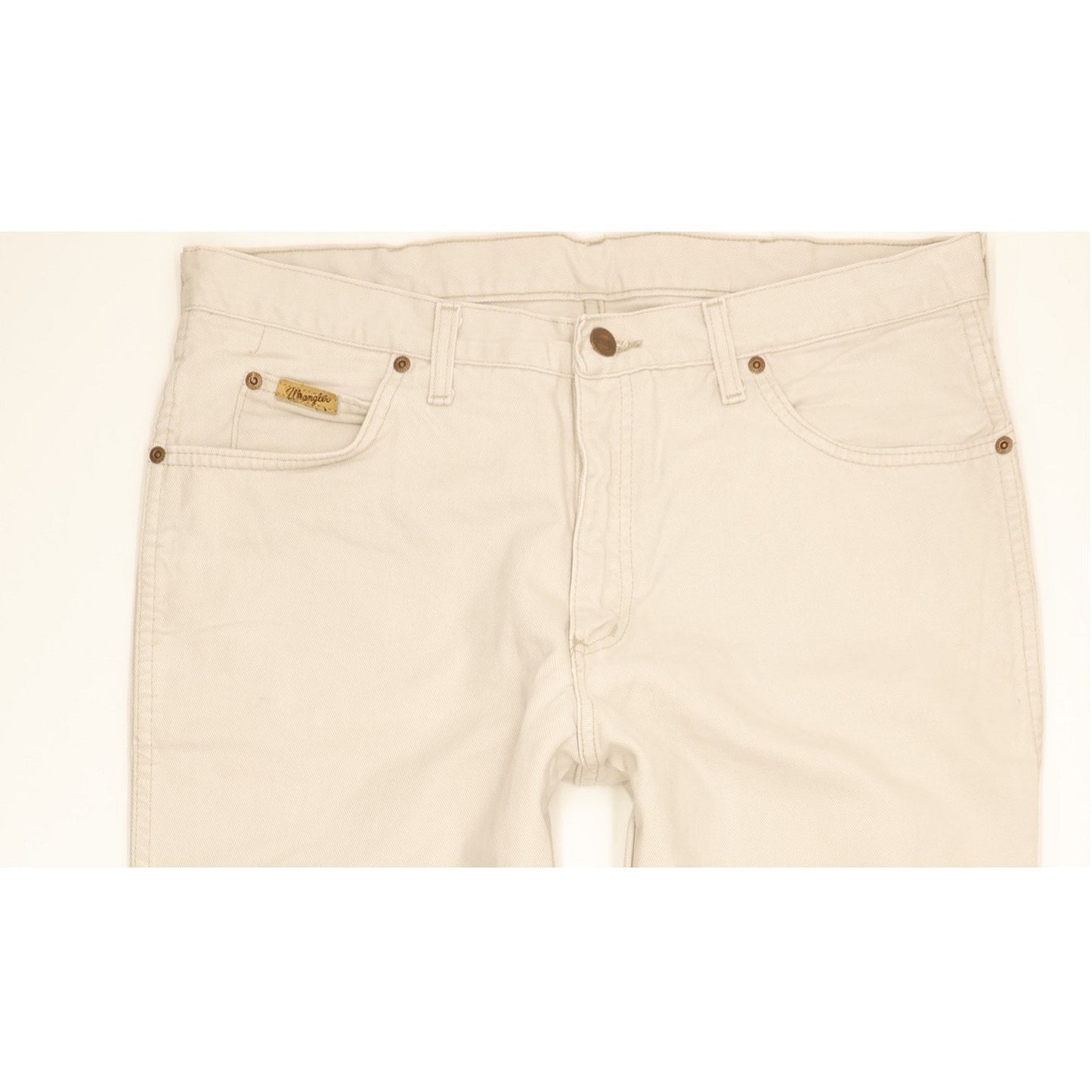 Wrangler Texas Men Beige Straight Regular Jeans W36 L32