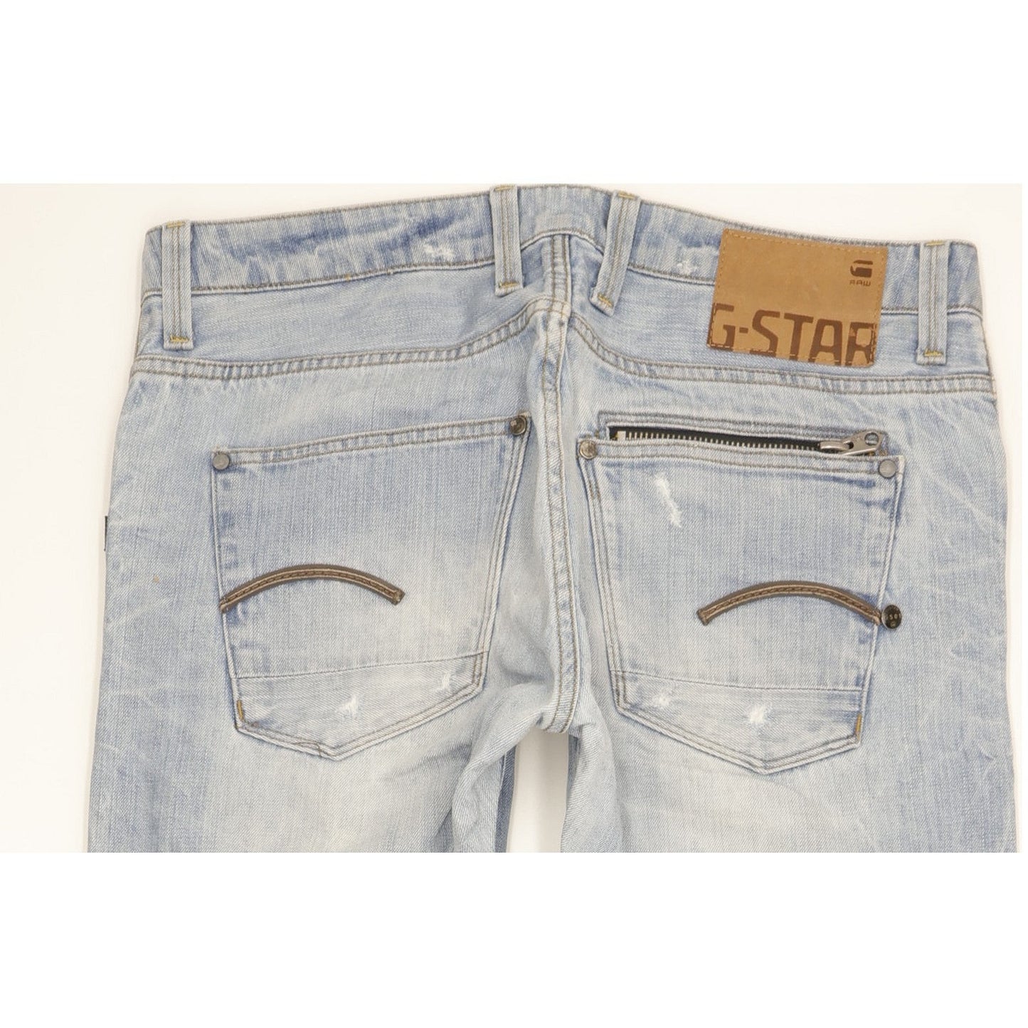 G-Star Men Blue Straight Regular Jeans W34 L30
