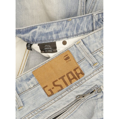 G-Star Men Blue Straight Regular Jeans W34 L30