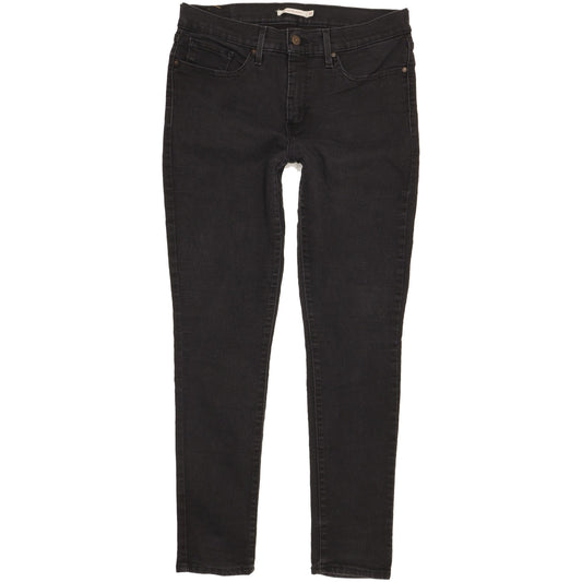Levi's 311 Women Black Skinny Slim Stretch Jeans W30 L30