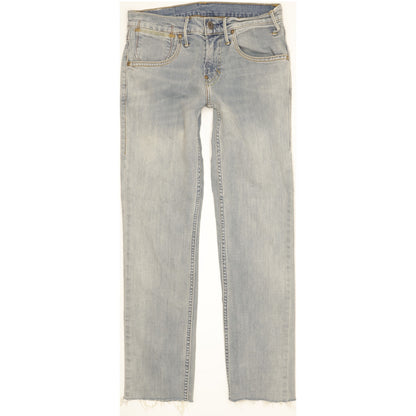 Levi's Men Blue Straight Slim Stretch Jeans W26 L28