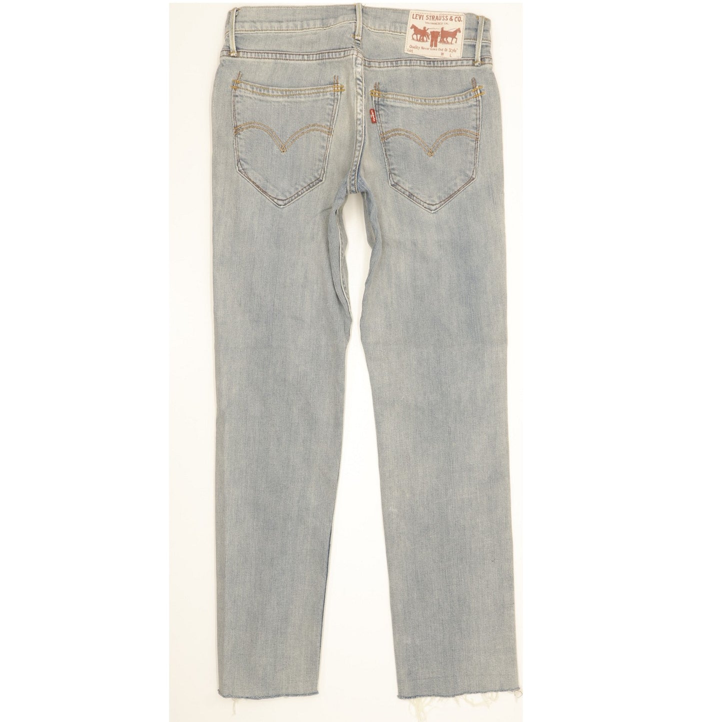 Levi's Men Blue Straight Slim Stretch Jeans W26 L28
