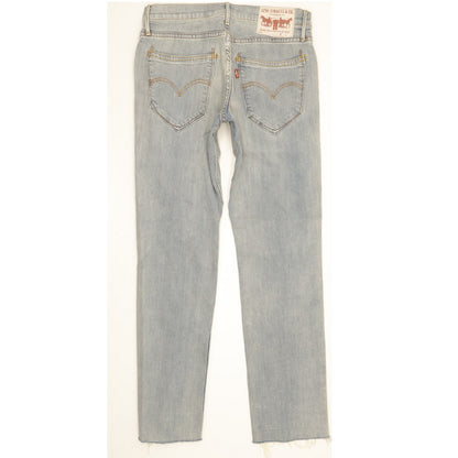 Levi's Men Blue Straight Slim Stretch Jeans W26 L28