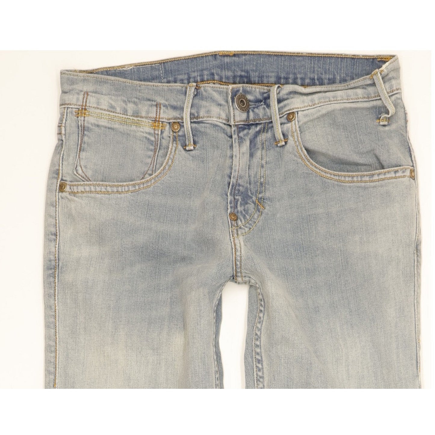 Levi's Men Blue Straight Slim Stretch Jeans W26 L28