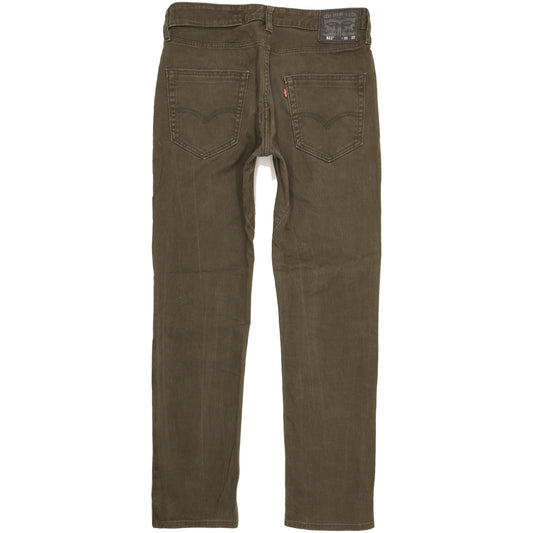 Levi's 511 Men Green Straight Slim Stretch Jeans W33 L30