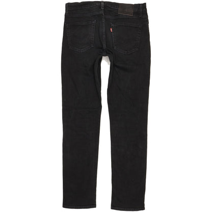 Levi's 511 Men Black Straight Slim Stretch Jeans W34 L33