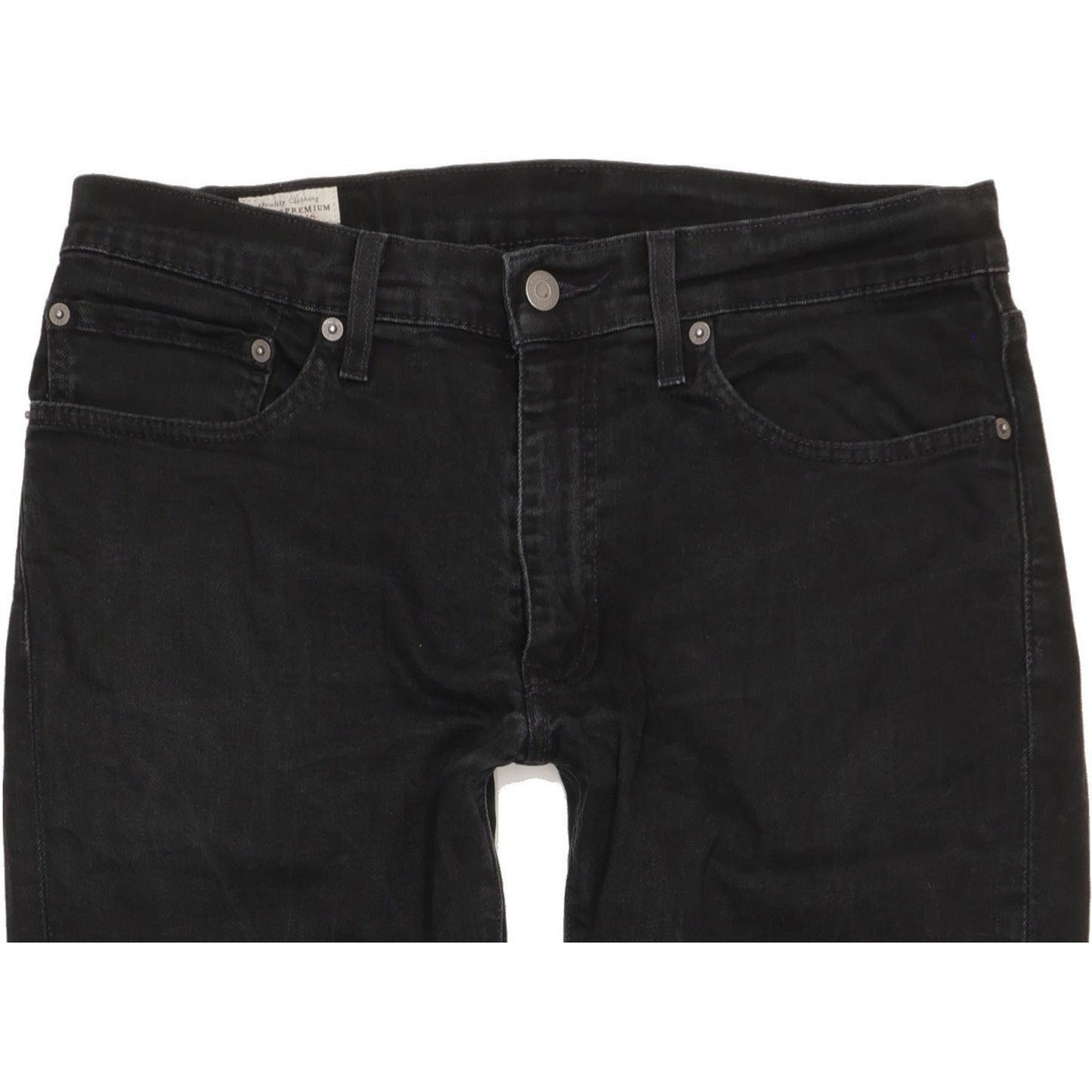 Levi's 511 Men Black Straight Slim Stretch Jeans W34 L33