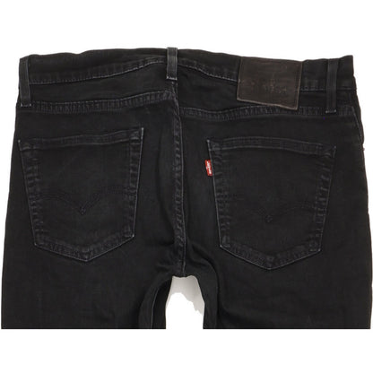 Levi's 511 Men Black Straight Slim Stretch Jeans W34 L33