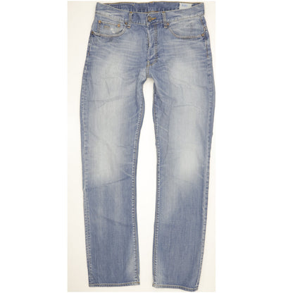 G-Star 3301 Men Blue Straight Regular Jeans W33 L34