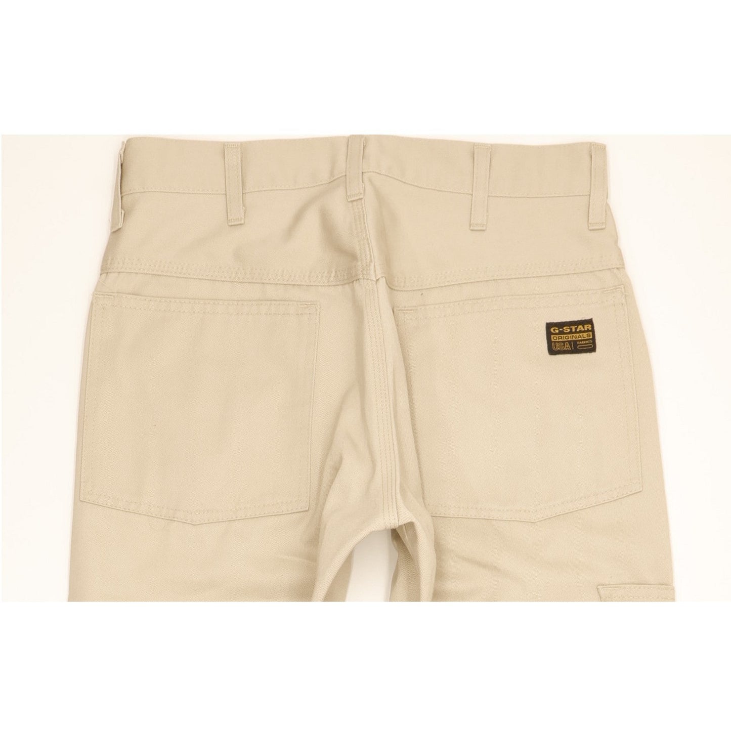 G-Star Shorttcut Worker Men Beige Straight Regular Jeans W30 L31
