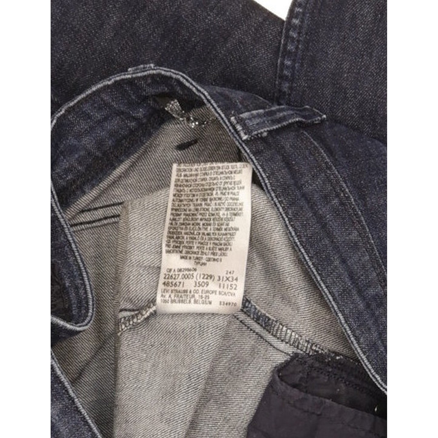 Levi's Women Blue Straight Regular Stretch Jeans W31 L33