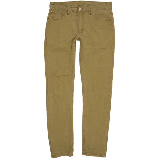Levi's 508 Men Green Straight Slim Jeans W32 L33