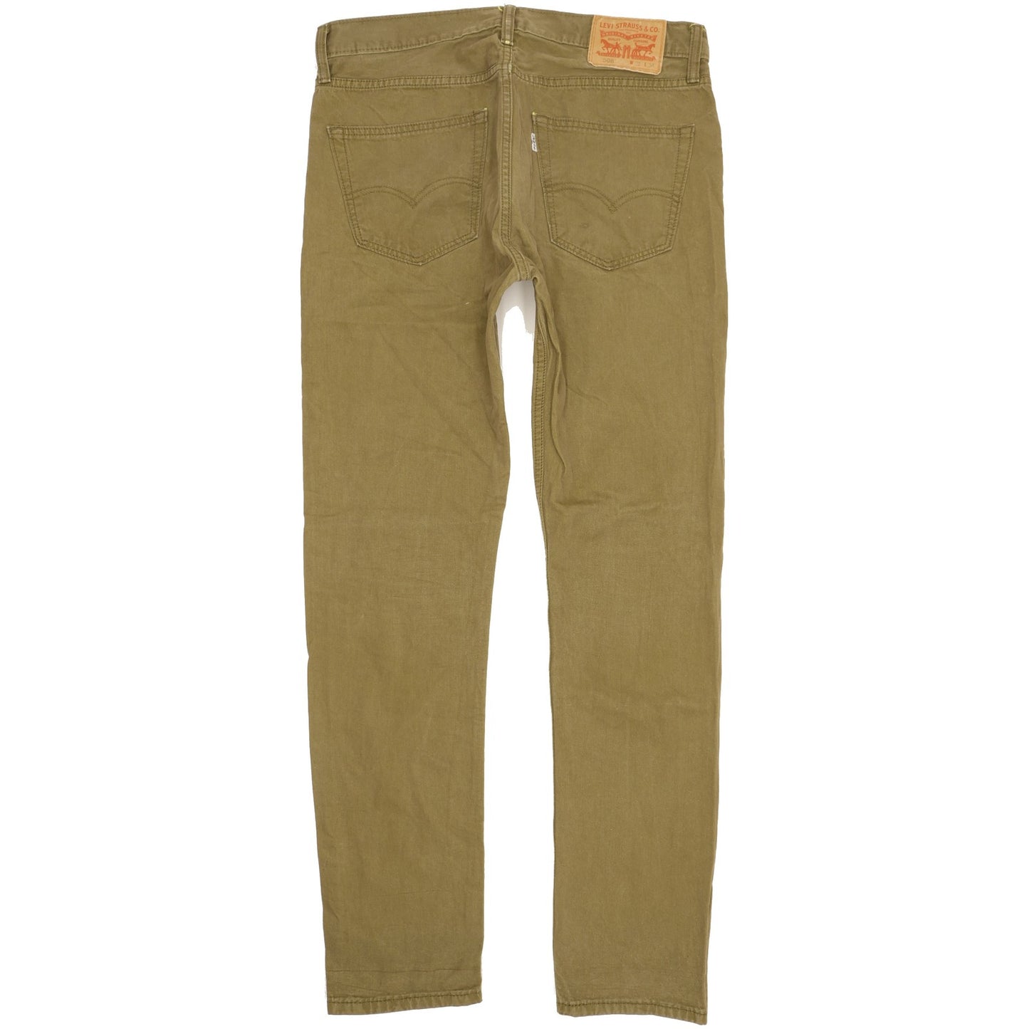 Levi's 508 Men Green Straight Slim Jeans W32 L33