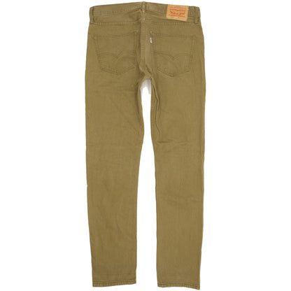 Levi's 508 Men Green Straight Slim Jeans W32 L33