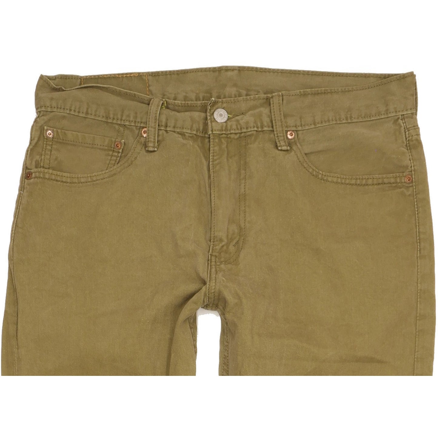 Levi's 508 Men Green Straight Slim Jeans W32 L33