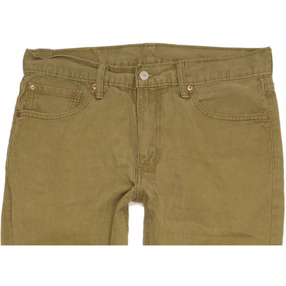Levi's 508 Men Green Straight Slim Jeans W32 L33
