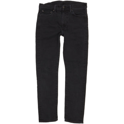 Levi's 510 Men Black Skinny Slim Stretch Jeans W32 L29