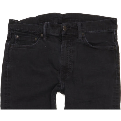 Levi's 510 Men Black Skinny Slim Stretch Jeans W32 L29