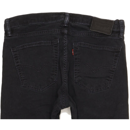 Levi's 510 Men Black Skinny Slim Stretch Jeans W32 L29
