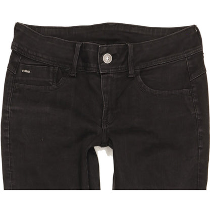 G-Star Lynn Women Black Skinny Slim Stretch Jeans W32 L29