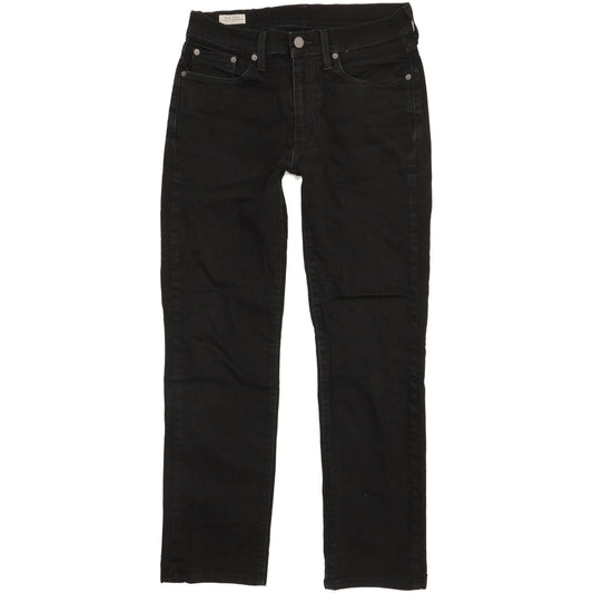 Levi's 514 Men Black Straight Slim Stretch Jeans W30 L29