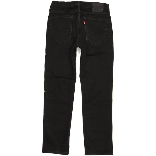 Levi's 514 Men Black Straight Slim Stretch Jeans W30 L29