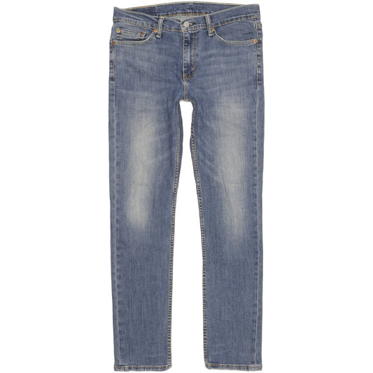 Levi's 511 Men Blue Straight Slim Stretch Jeans W33 L33