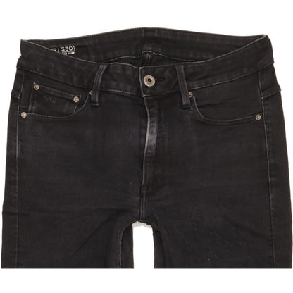 Levi's 3301 Women Black Skinny Slim Stretch Jeans W29 L30